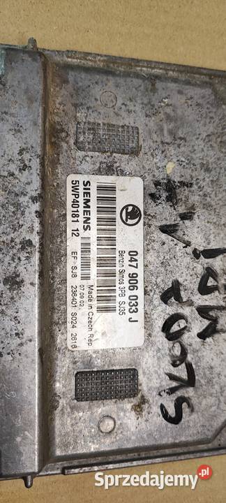 Sterownik silnika skoda fabia 14 mpi Usnarz Górny
