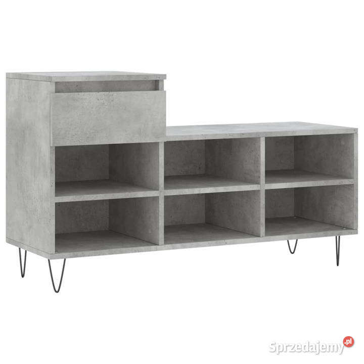 Szafka na buty szarość betonu 102x36x60 WM831368 Warszawa