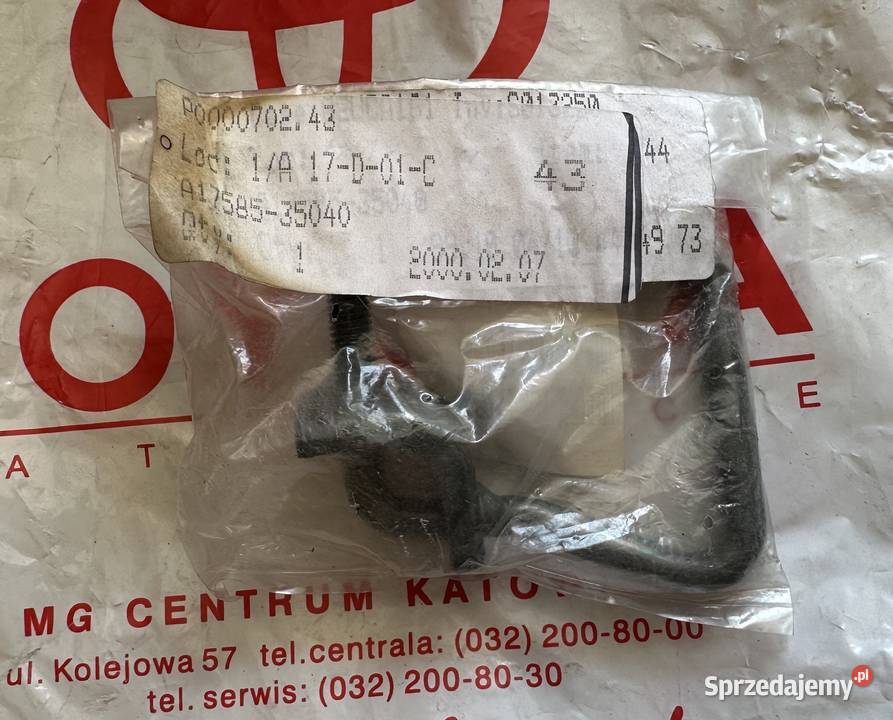 Toyota 1758535040 wieszak rura wydechowa mazowieckie Warszawa sprzedam