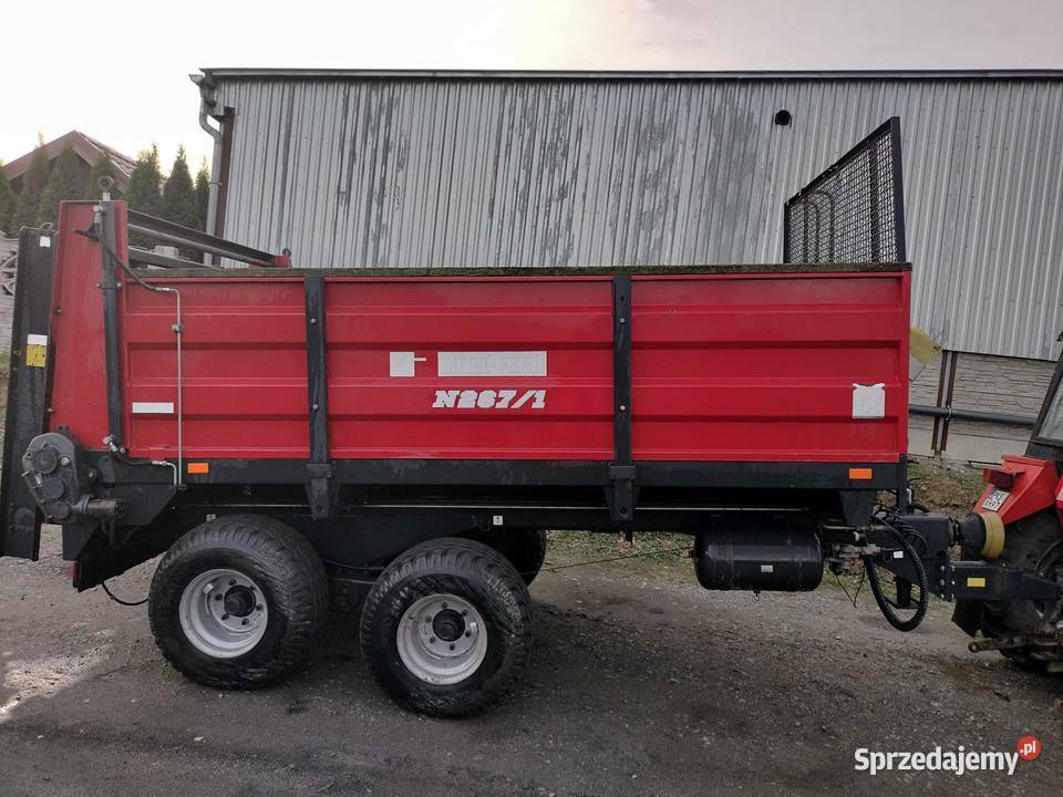 Rozrzutnik obornika metal fach tandem 6 ton Metal-Fach Śmigiel