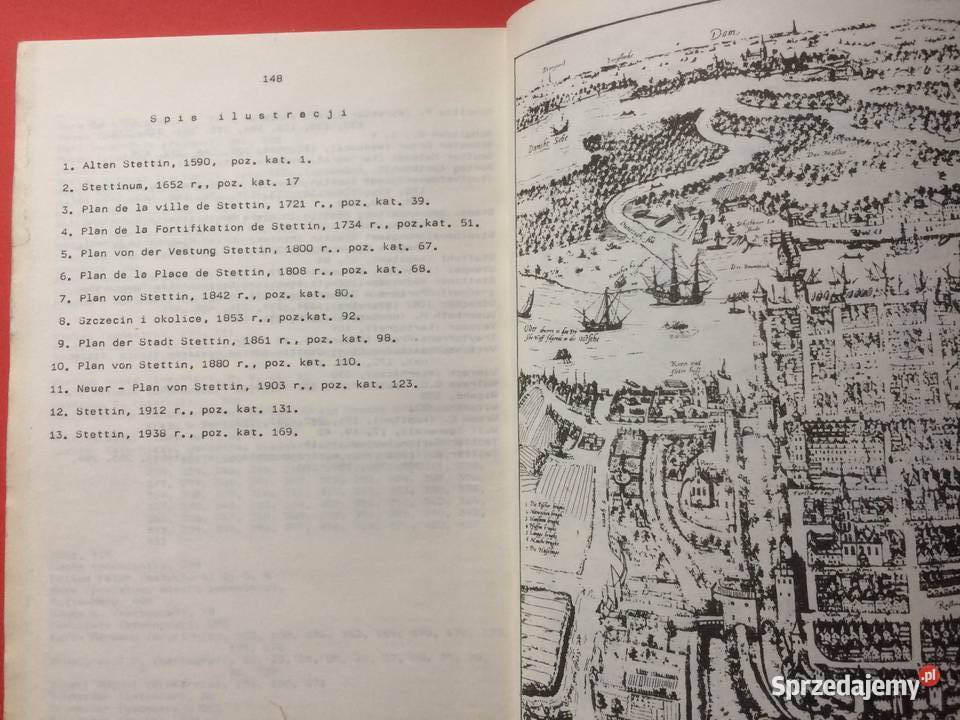 674 Katalog Planów Miasta Szczecina 1590 1944 zachodniopomorskie Szczecin