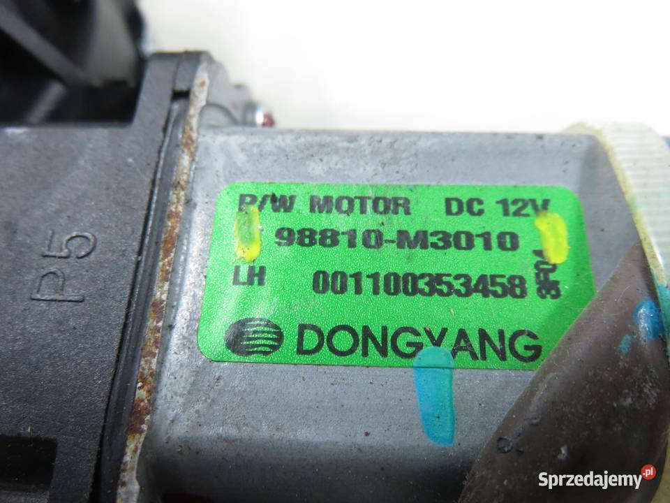 PODNOŚNIK SZYBY LEWY PRZEDNI CHEVROLET SPARK