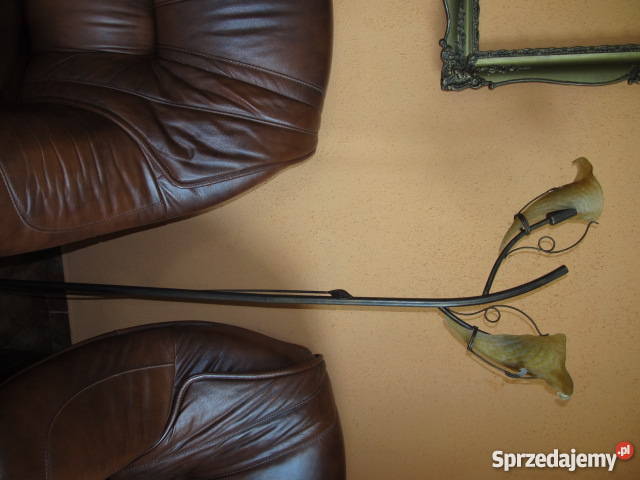 ŻYRANDOL ośmiopunktowy z lampą stojącą dwoma Wrocław