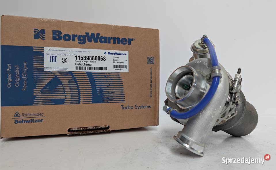 Turbosprężarka BorgWarner KKK 11539880063 Siedlce