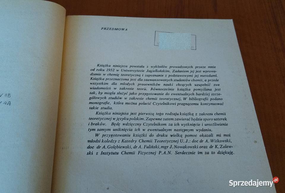 Elementy chemii teoretycznej Kazimierz Gumiński