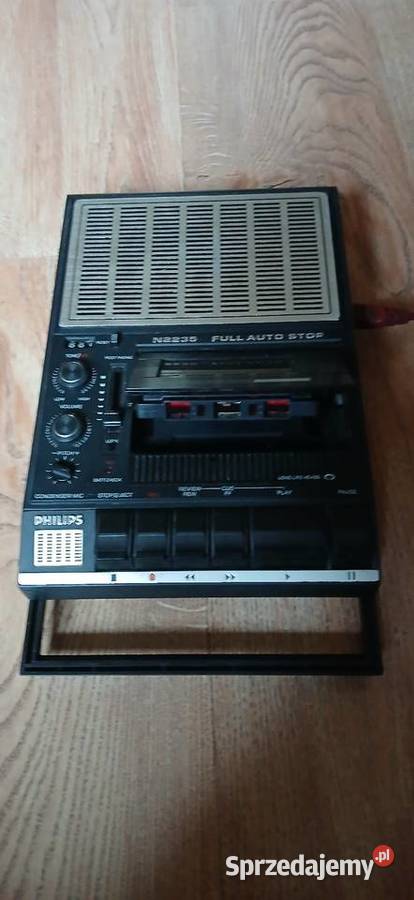 Magnetofon kaseetowy Philips z lat 80 Kraków sprzedam