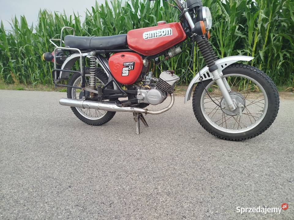 Simson S51 z 1986 roku 4 biegowy zarejstowany nieuszkodzony łódzkie Radomsko