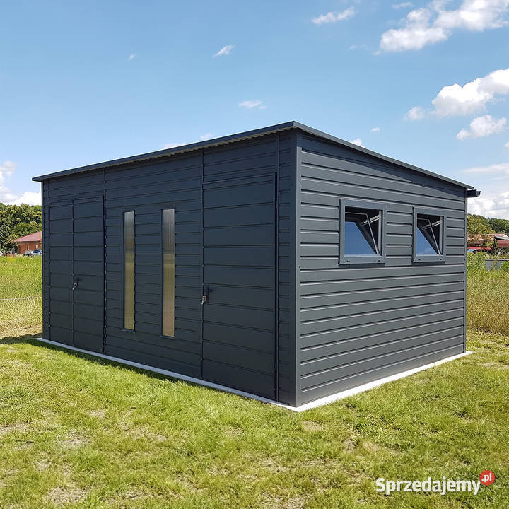 Domek ogrodowy 535m ciemny grafit matowy Koszalin