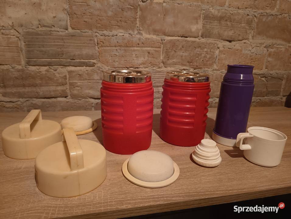 3 Termosy górnicze solidne oryginalne z epoki Pozostałe śląskie Będzin sprzedam