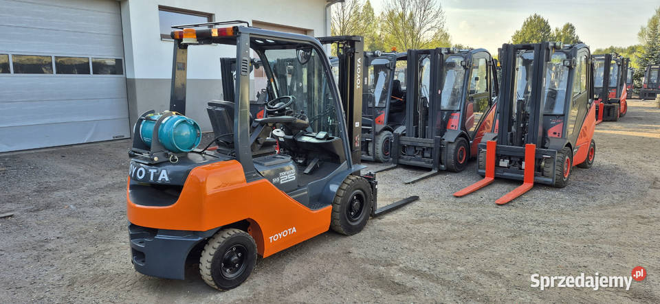 Wózek Widłowy Toyota 8FG25 Duplex wolny skok 4 mazowieckie Małkinia Górna