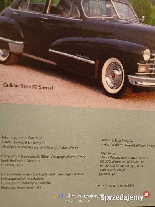 Samochody unikat okazy Księgarnia Praga prezenty Warszawa