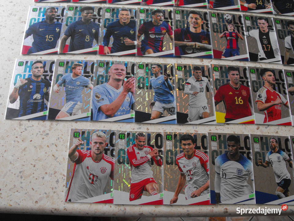 Karty piłkarskie HOLO GIANTS z edycji TOP CLASS Pozostałe sprzedam