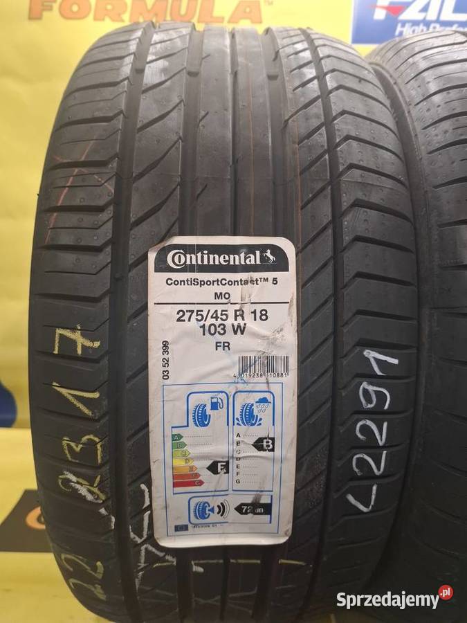 27545 18 103W FR NOWE Continental 2317 Obrzycko 18cale