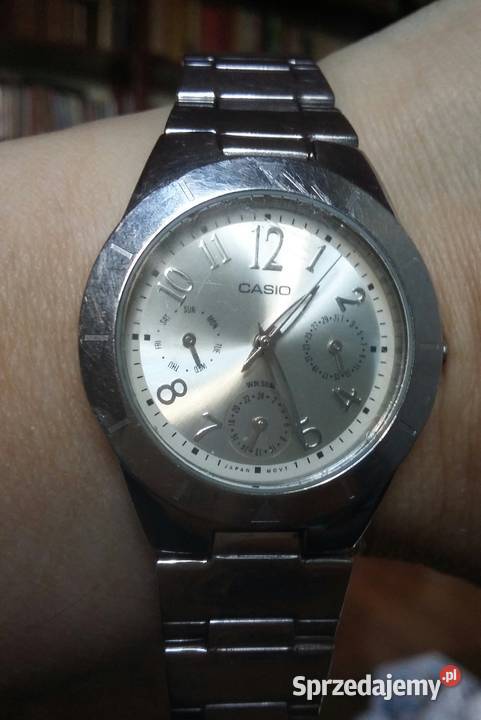zegarek casio ltp2069stal szlachetna srebro damskie Bydgoszcz