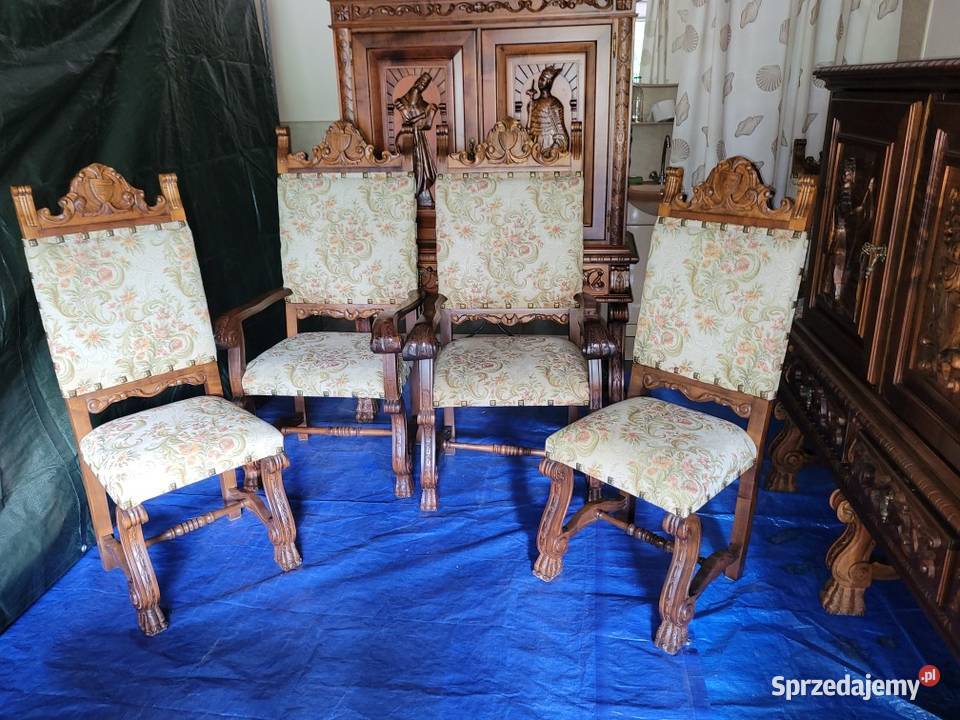 Sprzedam komplet mebli dębowych Meble do salonu Józefów