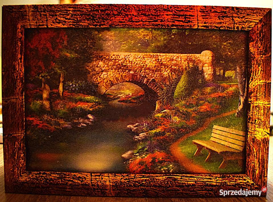 Małe reprodukcje malarskie klimatyczne pejzaże z Chełmno