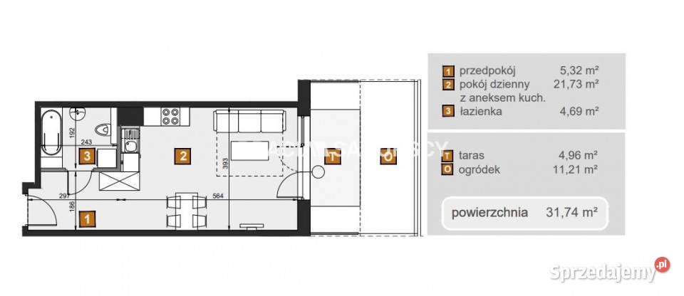 Mieszkanie Kraków Babińskiego 3174m2 1 pok Rok budowy 2025