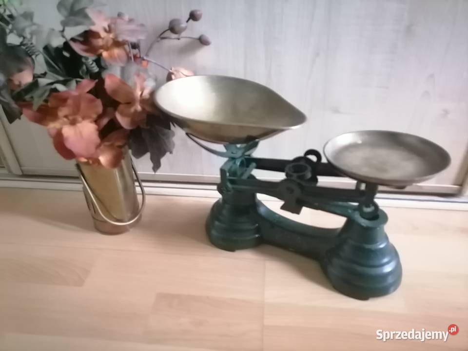 Stara waga szalkowa Antyki małopolskie Kraków
