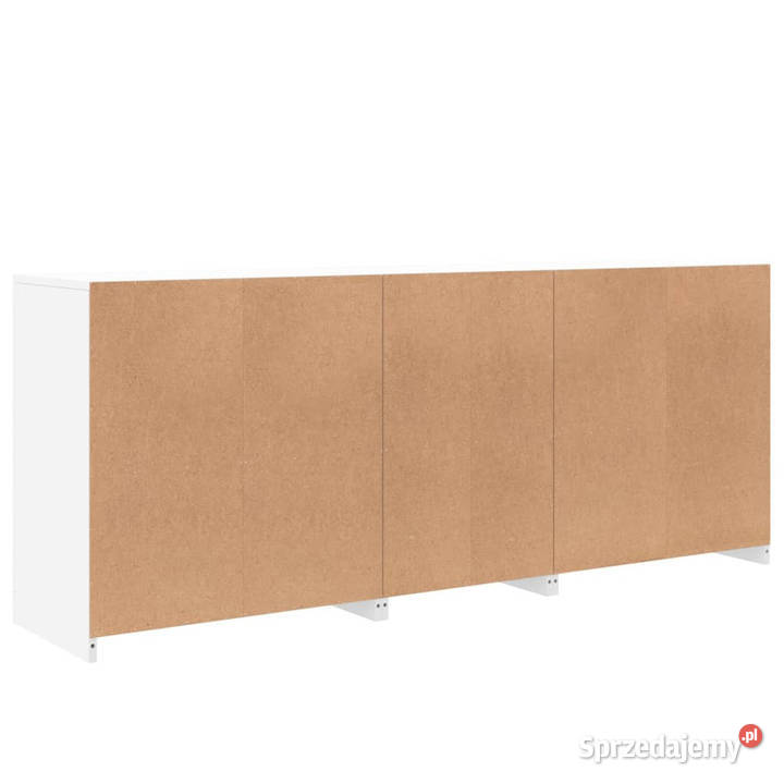 Szafka z oświetleniem LED biała 162x37x67 Warszawa