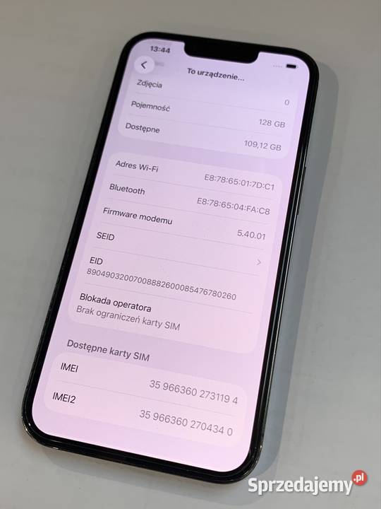 Apple iPhone 13 Pro 128GB Czarny Kalisz