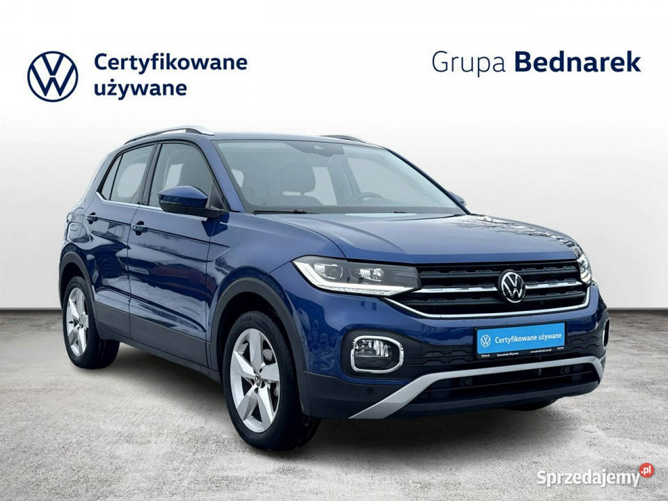 Volkswagen TCross Bezwypadkowy Salon Polska lakier metallic Łódź sprzedam