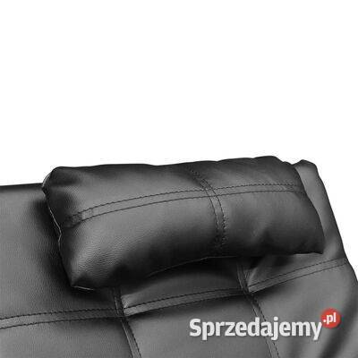 vidaXL Szezlong z poduszką czarny sztuczna Warszawa