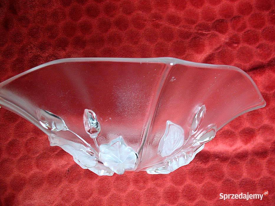 Patera szklana misa na owoce średnica 33 Walther Siedlce