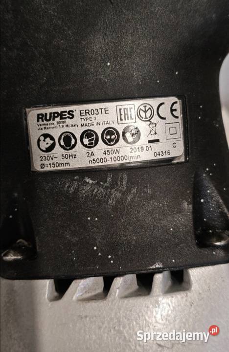 Szlifierka oscylacyjna elektryczna Rupes ER 03