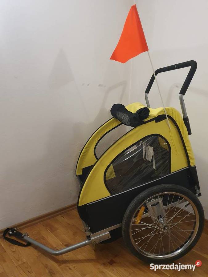 Przyczepka rowerowa dwuosobowa wózek Sportiko Piaseczno