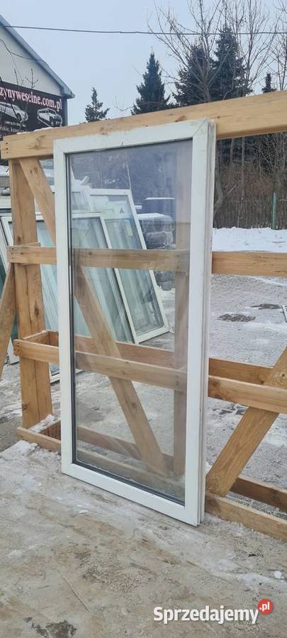 OKNA KacprzaK Witryna 73x151 FIX Używany PCV Siedlce