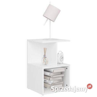 vidaXL Szafka nocna biała 35x35x55 płyta wiórowa Meble Warszawa