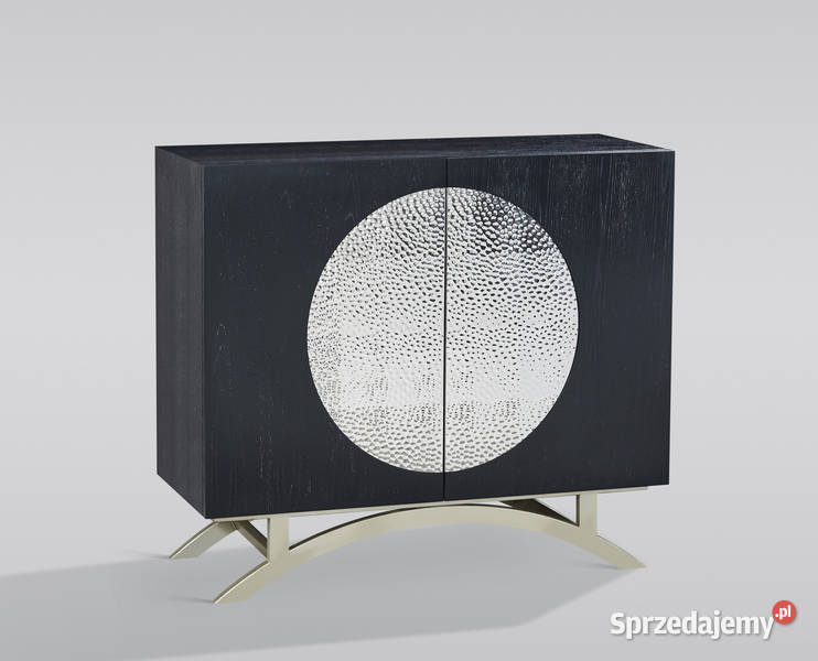 Komoda czarna srebrna Stig Glamour Premium Nowy Sącz