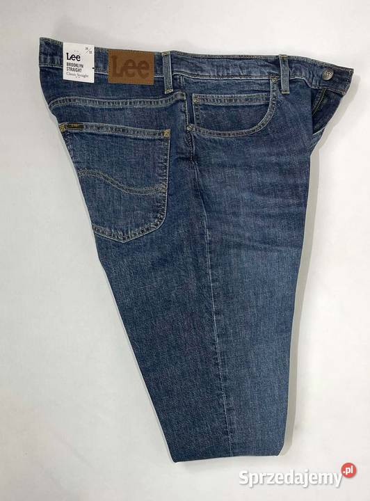 Spodnie męskie jeansy Lee Brooklyn Straight śląskie