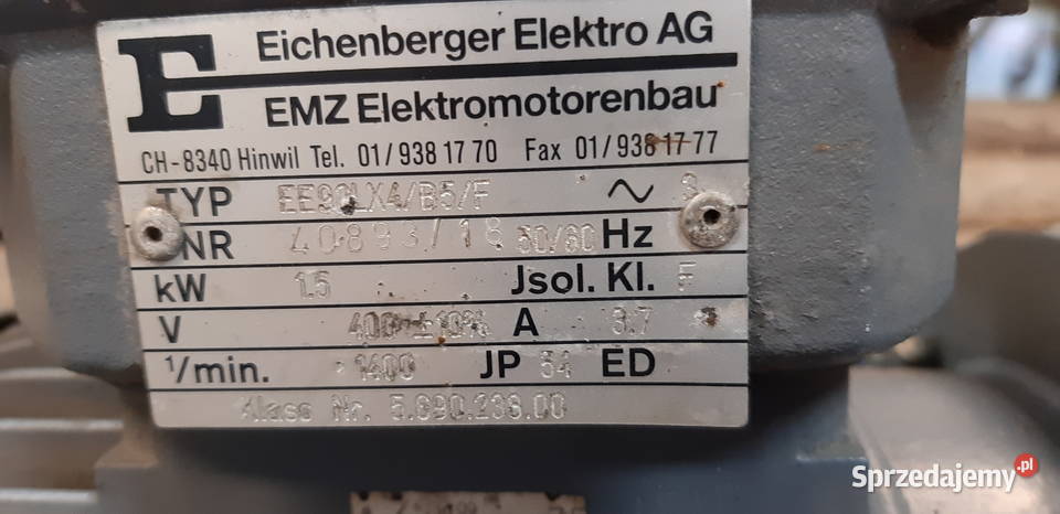 Motoreduktor 15kW i 11 Pszczyna sprzedam