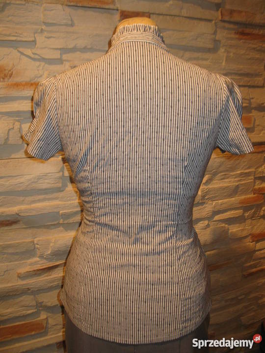 ELEGANCKA BLUZKA KOSZULA ORSAY 36 BIAŁO CZARNA śląskie Katowice sprzedam