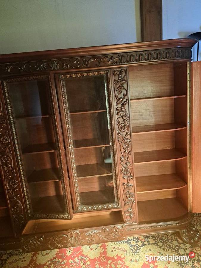 Dostojna biblioteka na lwich łapach lata 20te ub Myślibórz