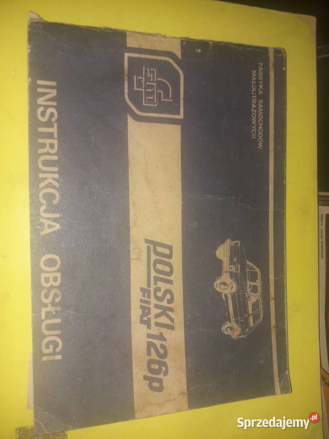 Instrukcja Obsługi Polski Fiat 126p sprzedam