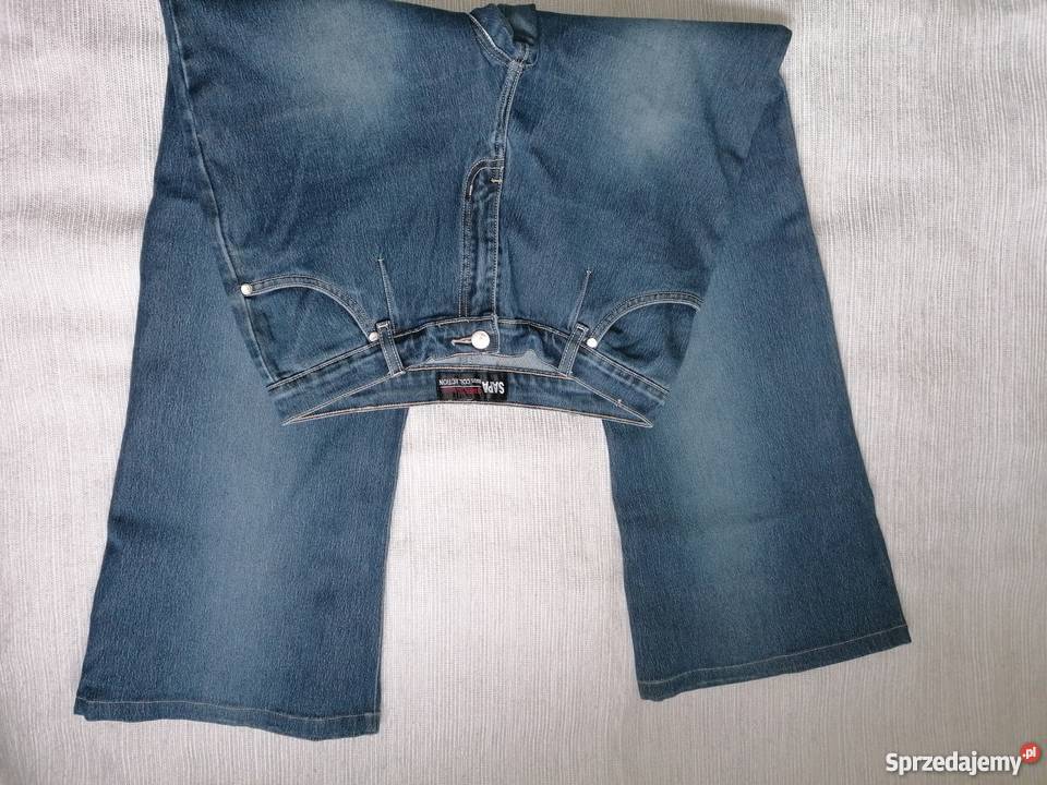 SPODNIE JEANSOWE SAPA STRETCH RW 30L 32 Łódź sprzedam