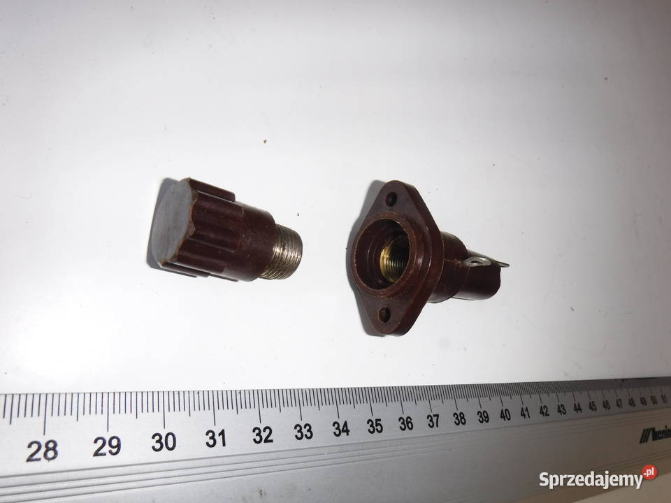 Gniazdo bezpiecznika 45 mm bakelitowe Sp7 Nowe Pozostałe