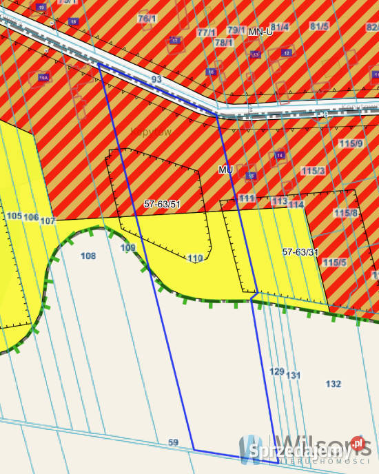 Działka do sprzedania 16700m2 Kopytów 272m