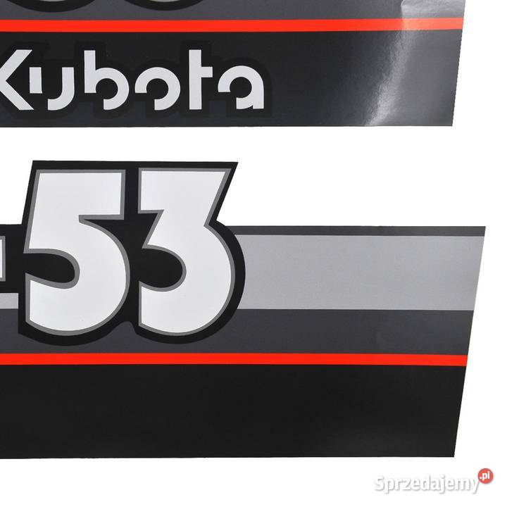 Naklejki Kubota GL53 Tajęcina