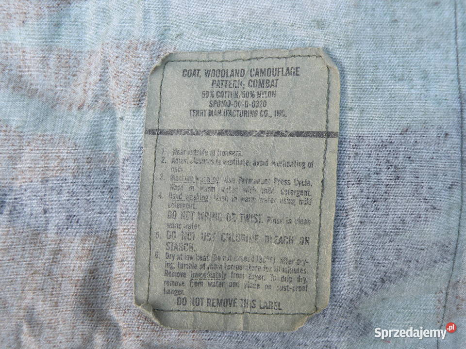 Bluza BDU woodland medium short NYCO obszyta Wrocław