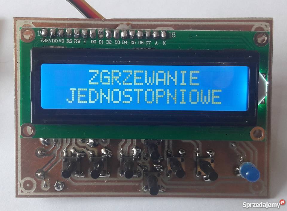 Mikroprocesorowy sterownik zgrzewarki Czarne sprzedam