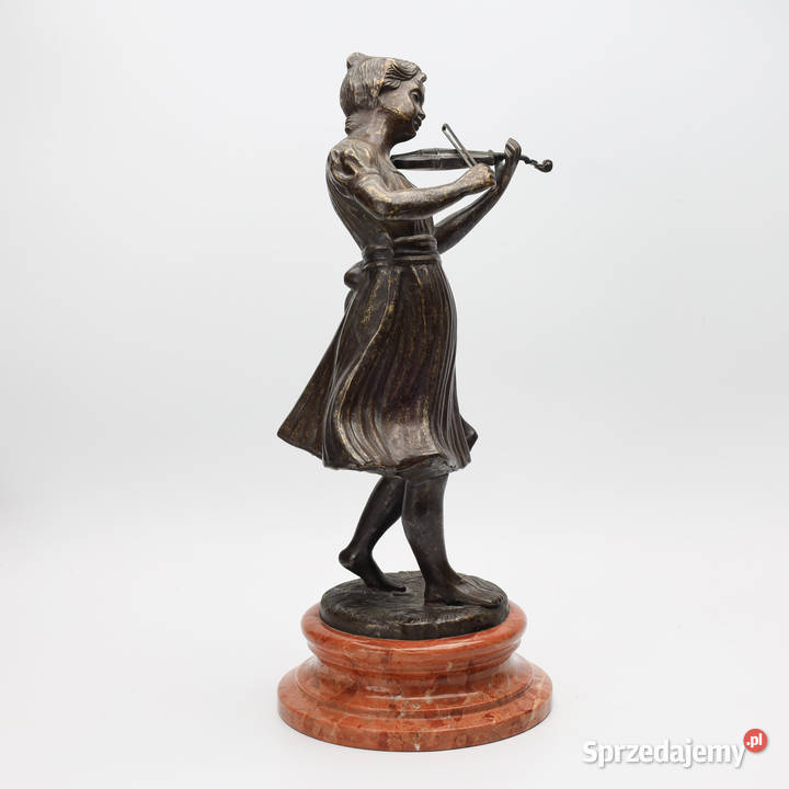 ARTexpert Figurka z brązu kobieta ze skrzypcami zachodniopomorskie Szczecin