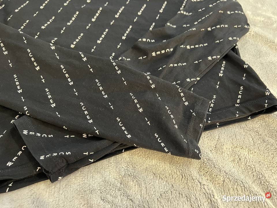 Bluzka crop top z długim rękawem Screw it Sinsay podkarpackie Jasło sprzedam