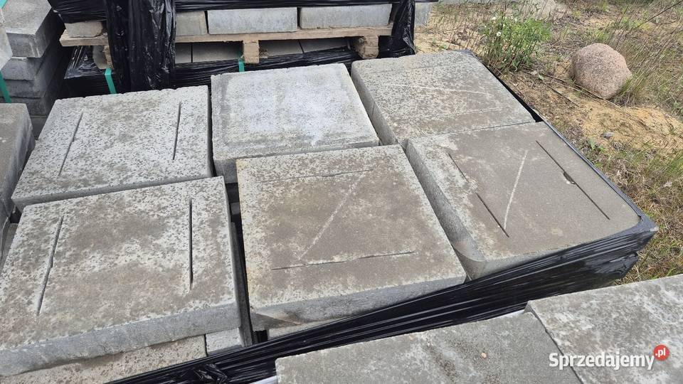 Płyty betonowe 40x40 gr 8 podlaskie Hryniewicze