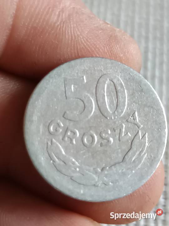 sprzedam monete 50 groszy 1949 mala skretka ttt Chełm sprzedam