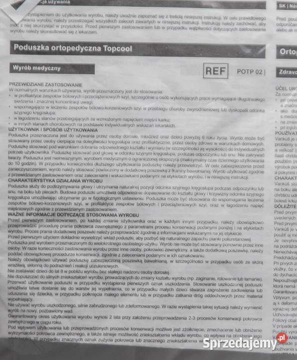 Poduszka Ortopedyczna TopCool Smukee Home Legionowo