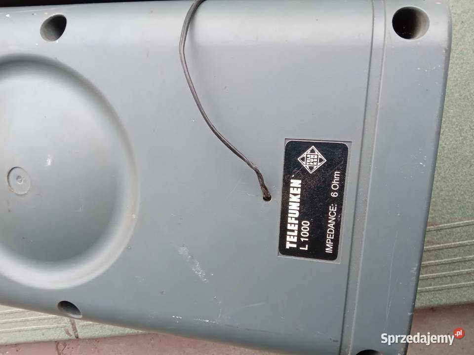 Kolumnygłośniki 2 Telefunken 6 Ohm Stalowa Wola sprzedam
