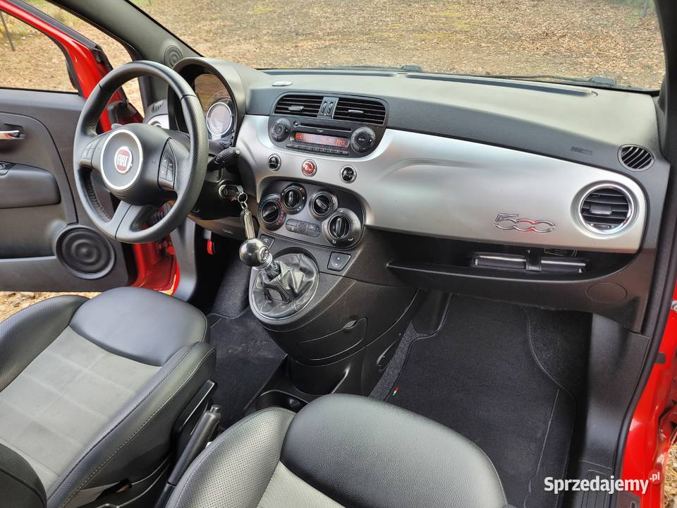 Fiat 500 Klimatyzacja Bogata wersja Mały aluminiowe felgi Gniewczyna Łańcucka